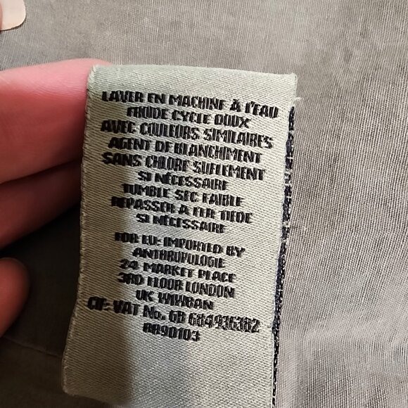 Anthroplogie Marrakech Utility Vest NWT XS Green - Picture 7 of 9